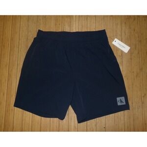 NWT MENS CALVIN KLEIN SWIM TRUNKS~NAVY~SZ LARGE